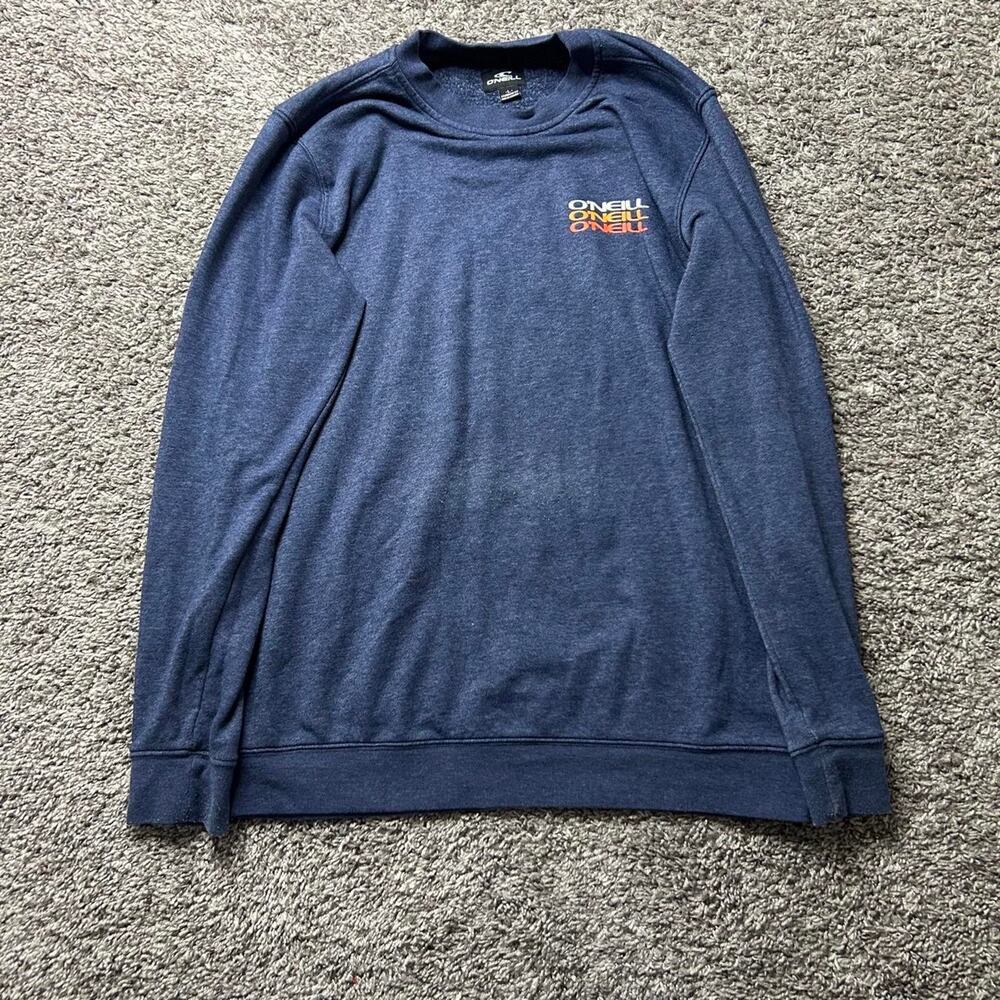 Navy oneill crewneck sweatshirt with